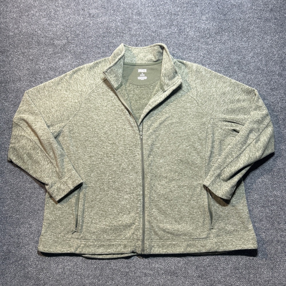 Duluth Trading Co Frost Lake Fleece Jacket Women's 3X Green Full Zip Pockets